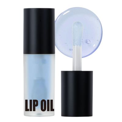 Rswnyirn Lip Polish Oil, 5ml Refines Fine Lines, Adds Sheen, Primes for Cream or Powder Lip Color Blue One Size