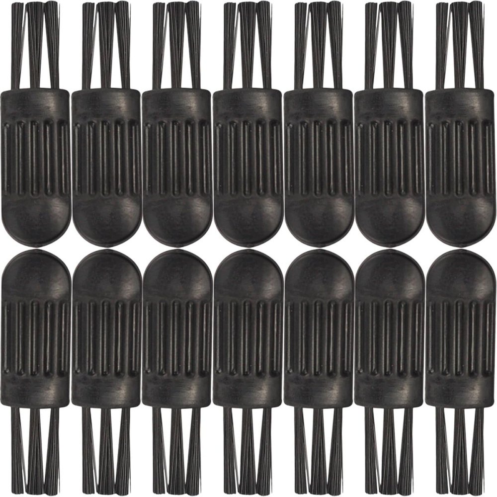 PAMINGONO Nose Hair Trimmer Brush and Shaver Cleaning Tool 100pcs Mini Pp Brushes for Electric Razor Maintenance and Facial Hair Removal Accessories for Mens Grooming
