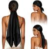 Wrap Cap Hair Net and Scarf, Silk Press Wrap 2 in 1 Hair Net for Silk Press view 1