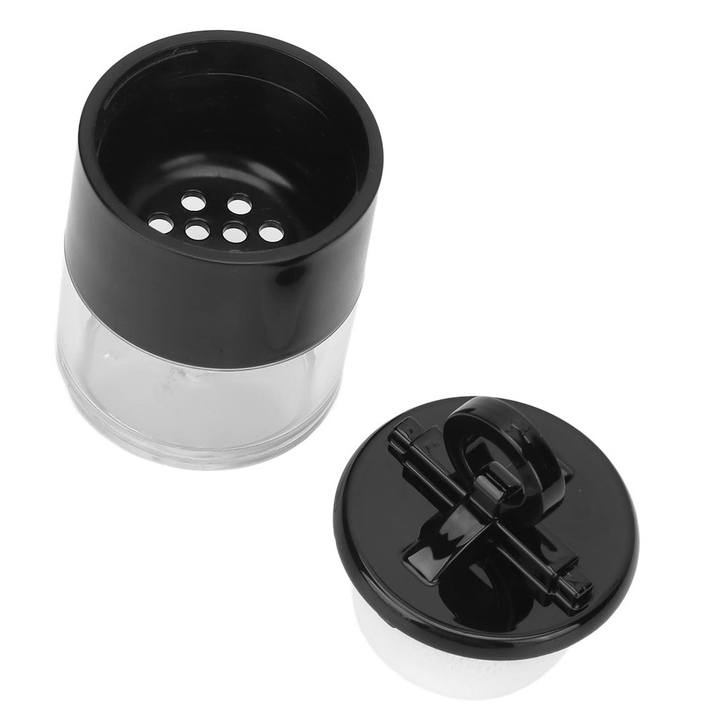 Saluaqui Face Powder Container Loose Powder Container Setting Face Setting Mushroom Loose with Puff Portable Makeup Trave
