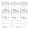 12 Pcs Small Travel Containers Plastic Jars with Lids and Scraper Wide Mouth Travel Size Containers 1 oz Plastic Jars Container Refillable Leakproof Reusable Round Empty Jar for Lotion Makeup Cosmetic view 1