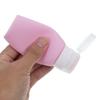 LABRIMP 4 Pcs 90ml Travel Silicone Bottles for Toiletries Refillable Squeeze Containers Portable Cosmetic Liquid Bottles for Shampoo Lotion Body Wash view 3