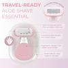 RIKI LOVES RIKI Aloe Razor Travel-Friendly Disposable Razor with Aloe Moisture Strip, Portable Shaving Razor with Protective Case for Smooth & Comfortable Shaving On the Go view 2