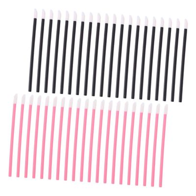 GAROZATION Disposable Makeup Lip Brushes and Eyeshadow Applicators 400pcs Mini Cosmetic Wands Lint-free for Professional Makeup Artists and Travel Use