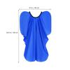 PATKAW Large Size Barber Cape for Adults with Elastic Neckline, Snap Closure Hair Cutting Cape for Hairdressing Salon and Home Use, Blue Professional Hair Cutting Apron view 2
