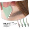 GAROZATION 2 Boxes 4pcs Portable Eyebrow Trimmer and Curved Eyebrow Cutter Macro Shaver for Women Facial Hair Removal Beauty Tool Random Color view 4