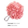 HOOWIFFY 3 Pieces Red Lace Bath Mesh Poufs Shower-Bath Scrubber Sponge Balls Exfoliating Body Scrubber for Sensitive Skin Spa and Daily Shower Use view 2