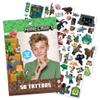 Minecraft Temporary Tattoos for Kids (50 pack). Made in the USA w Certified Safe Ink. Birthday Party Supplies and Party Favors Kit. Bulk Temporary Tattoos Stickers Set for Girls and Boys view 1