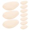HEANUJJ 10pcs Silicone Beauty Sponge Powder Puff Set 3d Teardrop Shape Non-absorbent Reusable Foundation Applicator for Face Makeup and Concealer view 1