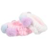 Cabilock Plush Spa Headbands for Women 2pcs Cute Soft Hair Bands with Pom Poms Elastic Face Washing Hairbands for Skincare and Makeup Routine view 1