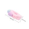 Cabilock Plush Spa Headbands for Women 2pcs Cute Soft Hair Bands with Pom Poms Elastic Face Washing Hairbands for Skincare and Makeup Routine view 2