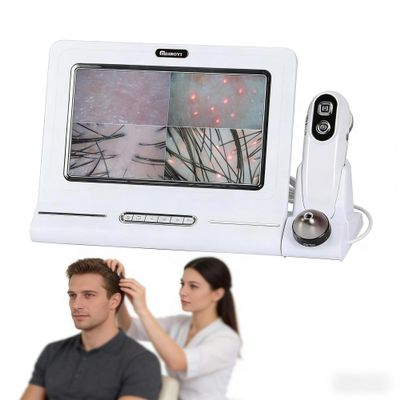 Hair Follicle Tester with 11-Inch HD Display Scalp Microscope Camera Skin Scalp Analysis Device for Home Hair Care