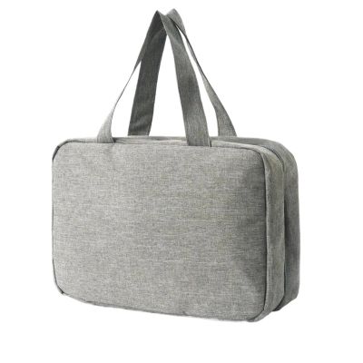 Portable Hanging Toiletry & Cosmetic Storage Bag(Gray)