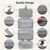 Portable Hanging Toiletry & Cosmetic Storage Bag(Gray) view 2