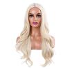 Vetuuvine Women Light Blonde Wig Woman Long Platinum Blonde Wavy Curly Wig view 2