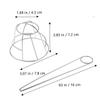 LRXIYODE Metal Hollow Birdcage Hair Bun Holder Stick Fork Silver Alloy Hairpin for Women Retro Updo Hair Accessories view 2