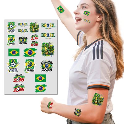22 Pcs 2026 World Cup Tattoos Temporary Soccer Party Favors World Cup Party Decorations Soccer Stickers Gifts For Game Day Essential
