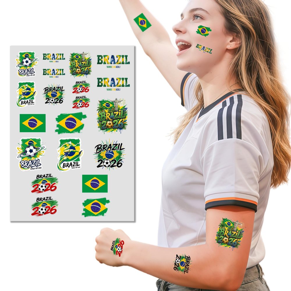 22 Pcs 2026 World Cup Tattoos Temporary Soccer Party Favors World Cup Party Decorations Soccer Stickers Gifts For Game Day Essential