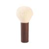 Soft Nail Dust Brush for Acrylic Powder Cleaning, Fluffy Manicure Duster with Upright Stand Design, Portable Fiber Bristle Tool for Salon & Home DIY (brown white) view 1