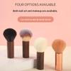 Soft Nail Dust Brush for Acrylic Powder Cleaning, Fluffy Manicure Duster with Upright Stand Design, Portable Fiber Bristle Tool for Salon & Home DIY (brown white) view 2