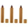 BCOATH 10ml Roller Bottles 3pcs Refillable Glass Essential Oil Bottles with Stainless Steel Roll-on Ball for Travel and Aromatherapy Use view 1