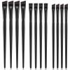 12 Pcs Angled Eyeliner Brush Set, Brow Tint Brush Precision Thin Multi-use for Brow Tinting Eyeliner Application view 1