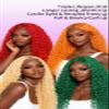 Surrku Burmese Curly Deep Wig 613 Blonde 13x4 Lace Front Wig Human Hair, 100% Real Human Hair 150% Density HD Lace, Pre-Plucked Natural Hairline for Women, Triple Lifespan 3X(24inch) view 4