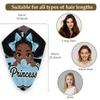 Chintiz Microfiber Hair Towel Wrap for Women, Super Absorbent Fast Drying Black Girl Princess Head Hair Towels - Elastic Loop Design Anti-Frizz Soft Turbans for Wet Long, Curly, Thick Hair view 2