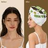 Chintiz Microfiber Hair Towel Wrap for Women - Mental Health Super Absorbent Fast Drying Head Hair Towels - Elastic Loop Design Anti-Frizz Soft Turbans for Wet Long, Curly, Thick Hair view 3