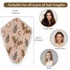 Chintiz Microfiber Hair Towel Wrap for Women - Boho Moth Sun Moon Super Absorbent Fast Drying Head Hair Towels - Elastic Loop Design Anti-Frizz Soft Turbans for Wet Long, Curly, Thick Hair view 2