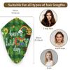 Chintiz Microfiber Hair Towel Wrap for Women - St Patricks Day Clover Super Absorbent Fast Drying Head Hair Towels - Elastic Loop Design Anti-Frizz Soft Turbans for Wet Long, Curly, Thick Hair view 2