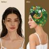 Chintiz Microfiber Hair Towel Wrap for Women - St Patricks Day Clover Super Absorbent Fast Drying Head Hair Towels - Elastic Loop Design Anti-Frizz Soft Turbans for Wet Long, Curly, Thick Hair view 3