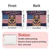 250 Years German Shepherd Dog Makeup Bag, 4th of July Patriotic Cosmetic Travel Pouch for Women, Portable Small Canvas Zipper Organizer, American Toiletry Bag 7x9 Inch view 4