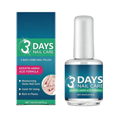 3 Days Nail Care, 2026 Upgrade 3 Days Nail Care Oil with Keratin, Fast Strengthening Moisturizing Nail Care Polish Oil for Dry Weak Nails (1 PCS)