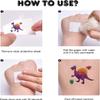10 Sheets Dinosaur Temporary Tattoos for Kids,Cute Dinosaur Stickers for Birthday Parties, Carnival Favors, Classroom Rewards for Boys and Girls view 4