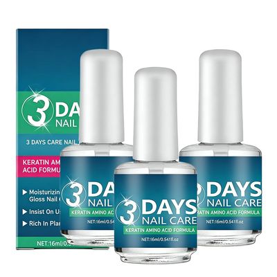 3 Days Nail Care, 2026 Upgrade 3 Days Nail Care Oil with Keratin, Fast Strengthening Moisturizing Nail Care Polish Oil for Dry Weak Nails (3 PCS)