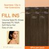 Full Shine Chestnut Brown Human Hair Clip in Extensions view 2