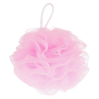 DRESSOOS Cute Cartoon Pink Pig Bath Sponge, Large Soft Exfoliating Shower Puff, Body Loofah Bathing Accessory for Gentle Skin Cleaning