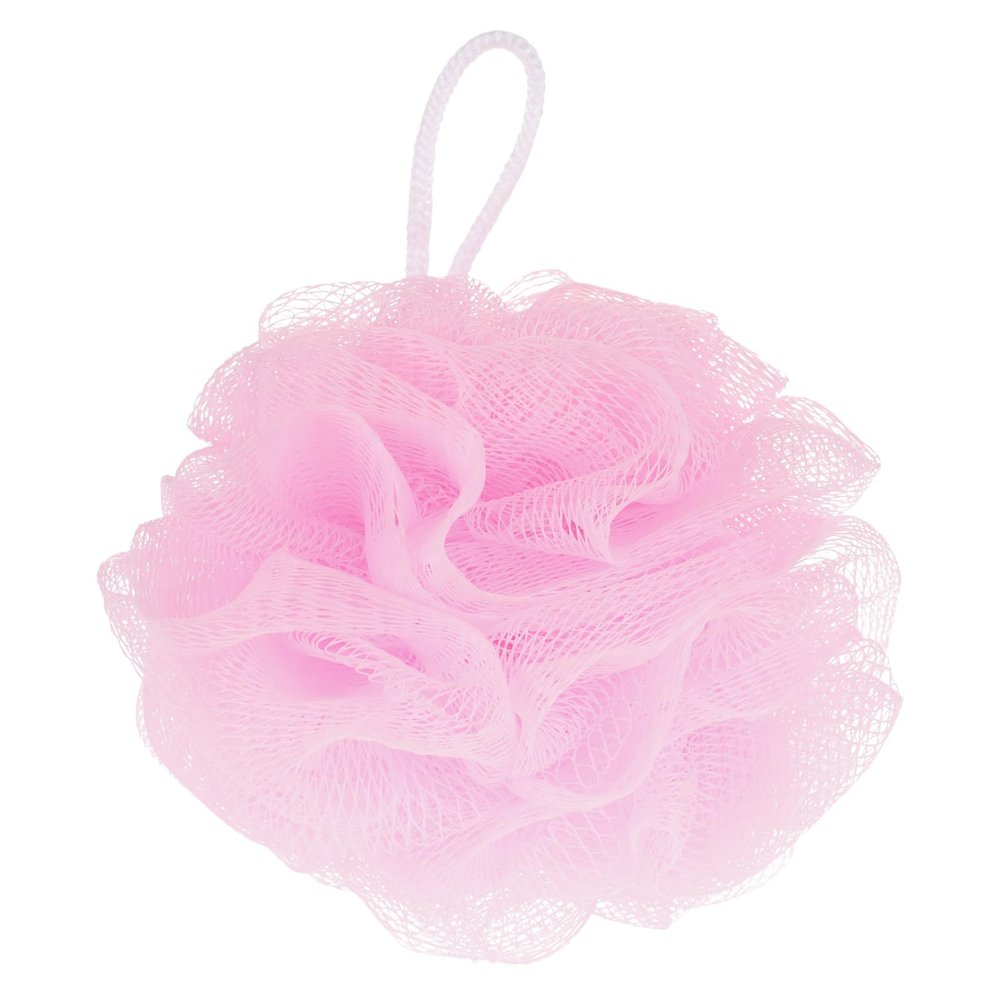 DRESSOOS Cute Cartoon Pink Pig Bath Sponge, Large Soft Exfoliating Shower Puff, Body Loofah Bathing Accessory for Gentle Skin Cleaning