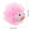 DRESSOOS Cute Cartoon Pink Pig Bath Sponge, Large Soft Exfoliating Shower Puff, Body Loofah Bathing Accessory for Gentle Skin Cleaning view 2