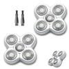 2 Packs 5 Heads White Electric Replacement Shaver Blades, Compatible with Freebird Flex Series Electric Shaver, Tita-nium Alloy Cutter Head Refills for Women view 1