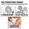 2 Packs 5 Heads White Electric Replacement Shaver Blades, Compatible with Freebird Flex Series Electric Shaver, Tita-nium Alloy Cutter Head Refills for Women view 4