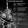 Deep Cleaning, Removes Grease, Eliminates Odors, 300ml Razor Cleaning Spray, Compatible With Braun, Compatible With Philips, Compatible With Panasonic(3 PCS) view 4