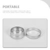 HOOWIFFY 9pcs Aluminum Cream Can and Metal round Tins Set with Screw Lids, 10g/15g/30g Sizes, Refillable Cosmetic Containers for Travel and Skincare Storage view 3