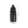 Black Plastic Dropper Bottles with Caps 5ml 50Pcs for Essential Oils view 2