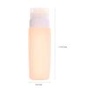 4pcs Silicone Travel Bottles Refillable Leak-proof Squeeze Containers view 4