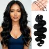 Body Wave Pre-Separated Crochet Hair Extensions Human Hair Knotless Pre-Separated Feather Crochet Braid Hair Extensions Natural Color 12 Inch 50g 50 Strands view 4