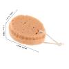 Angoily 3pcs Sponges Soft Exfoliating Shower Puff for Newborns and Adults Gentle Bath Rubbing Sponge Bath Accessories Light Brown view 2