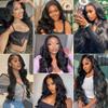 Human Hair Bundles Natural Black Body Wave Bundles 300g/Pack, 22 24 26 Inch view 3