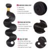 Human Hair Bundles Natural Black Body Wave Bundles 300g/Pack, 22 24 26 Inch view 4